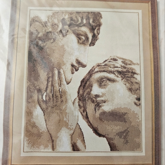 Vervaco TO GO BEYOND by RICHARD FRANKLIN Roman Renaissance Cross Stitch Kit RARE - Picture 1 of 7